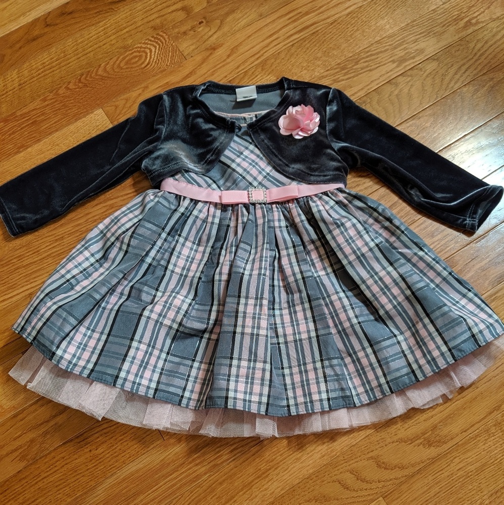 🌷Youngland Baby 12 mths girls dress with cardigan
